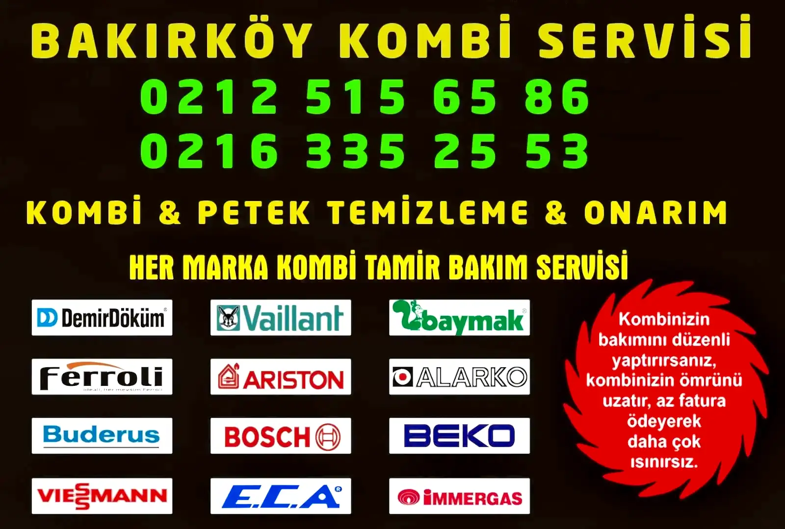 Bakırköy Kombi Servisi