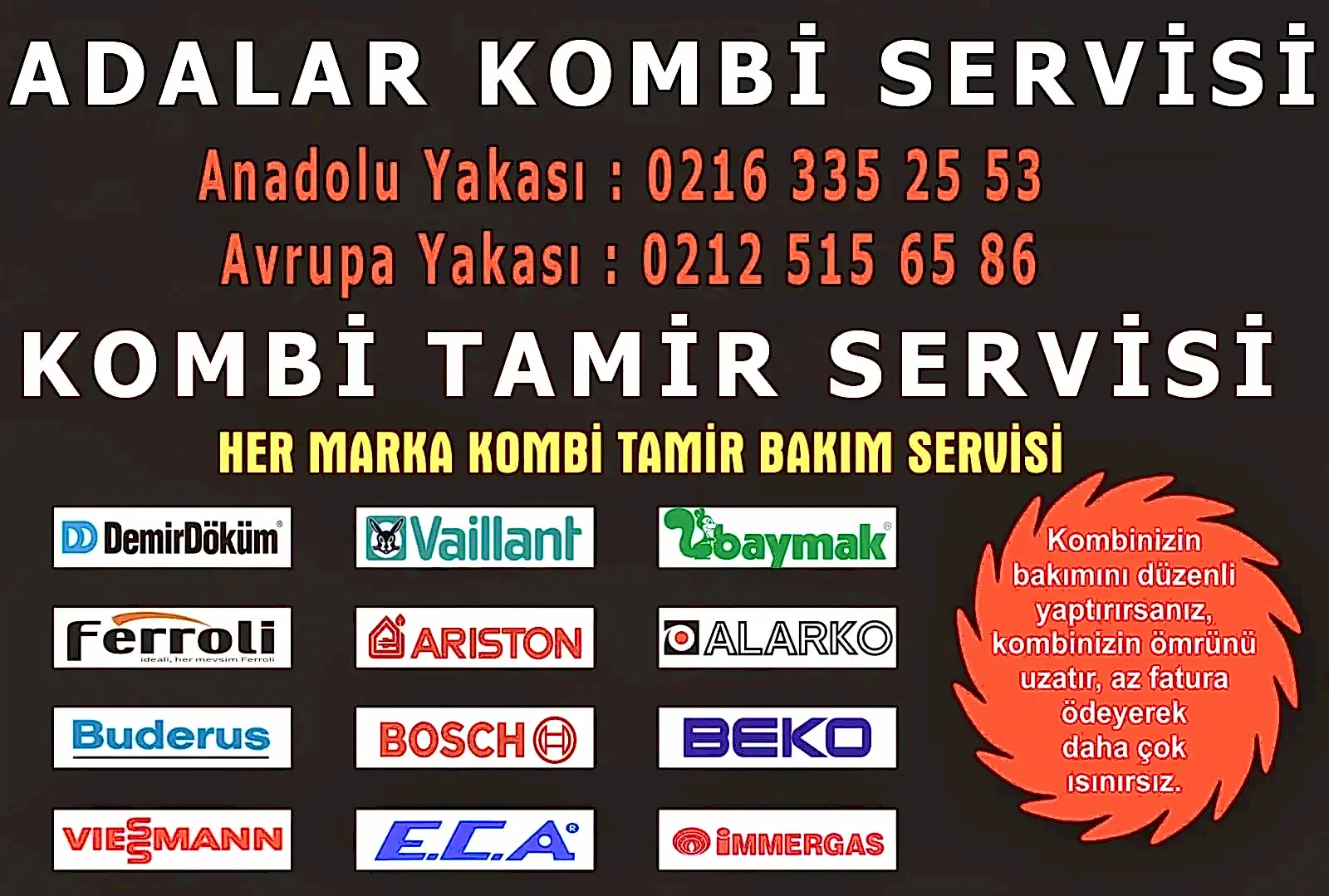 Adalar Kombi Servisi